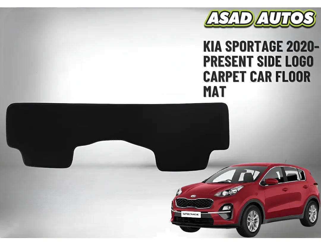 KIA Sportage 2020–Present Side Logo Carpet Car Floor Mat – Premium Fit & Finish