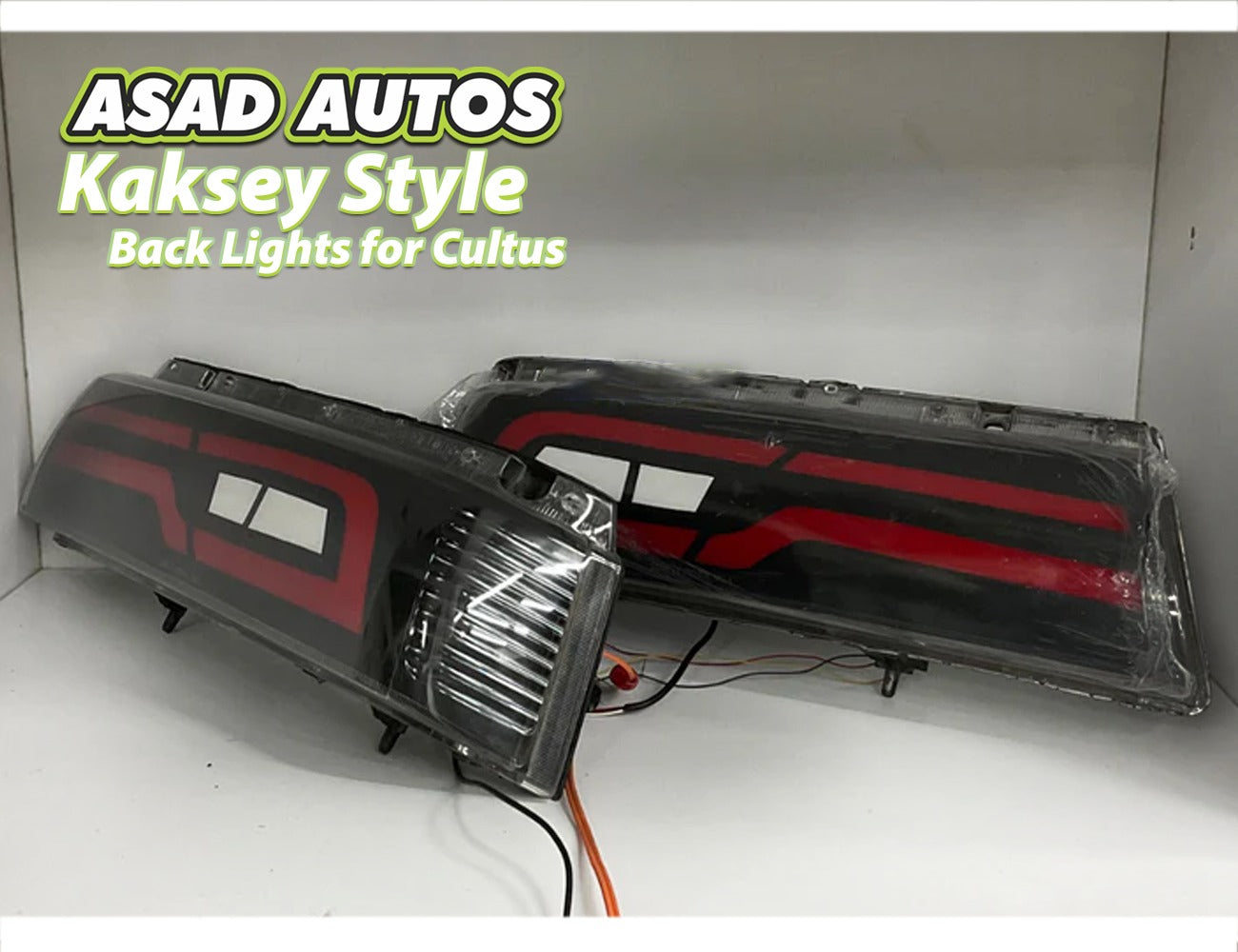 Kaksey Style Tail Lights for Suzuki Cultus 2000–2017 – Local Made Sporty Rear Lamps

