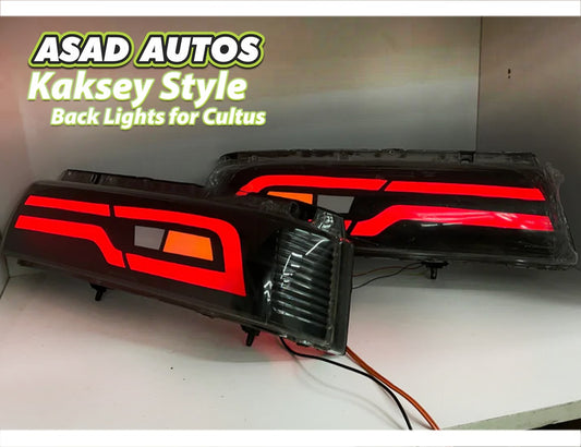 Kaksey Style Tail Lights for Suzuki Cultus 2000–2017 – Local Made Sporty Rear Lamps

