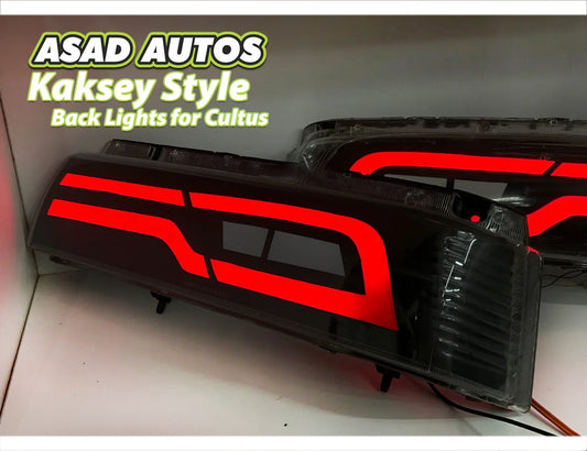 Kaksey Style Tail Lights for Suzuki Cultus 2000–2017 – Local Made Sporty Rear Lamps

