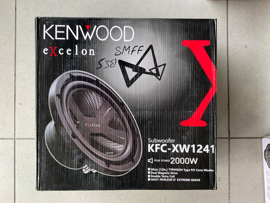 Kenwood Excelon KFC-XW1241 2000W Car Subwoofer – Deep Bass & High Performance
