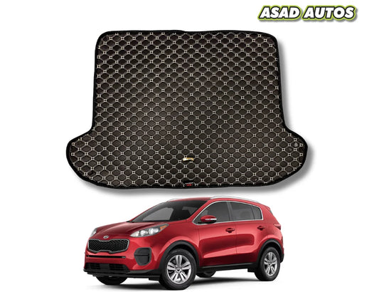 Kia Sportage 2018–2024 7D Car Trunk Mat, Luxury Custom Fit Cargo Liner