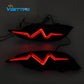 LED Reflector Lights in Heartbeat Style for 2016-2021 Honda Civic Rear Bumper, designed for improved visibility and modern style.

