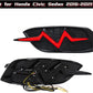 LED Reflector Lights in Heartbeat Style for 2016-2021 Honda Civic Rear Bumper, designed for improved visibility and modern style.

