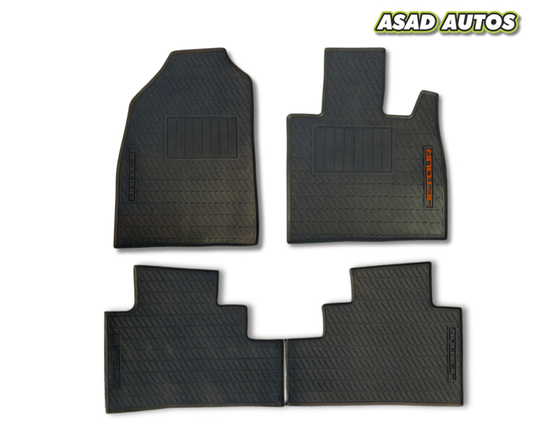 Latex rubber all weather car floor mats for JETOUR Dashing 2025-2026