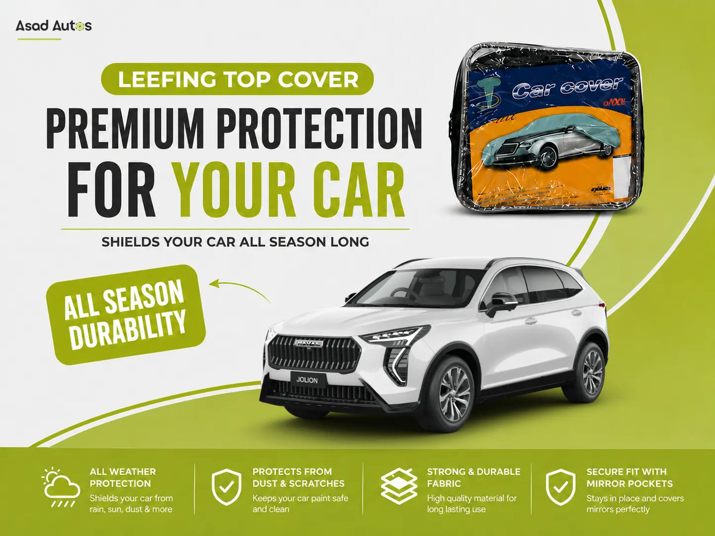 Leefing Top Cover Protecting Haval Jolion from Sun and Dust