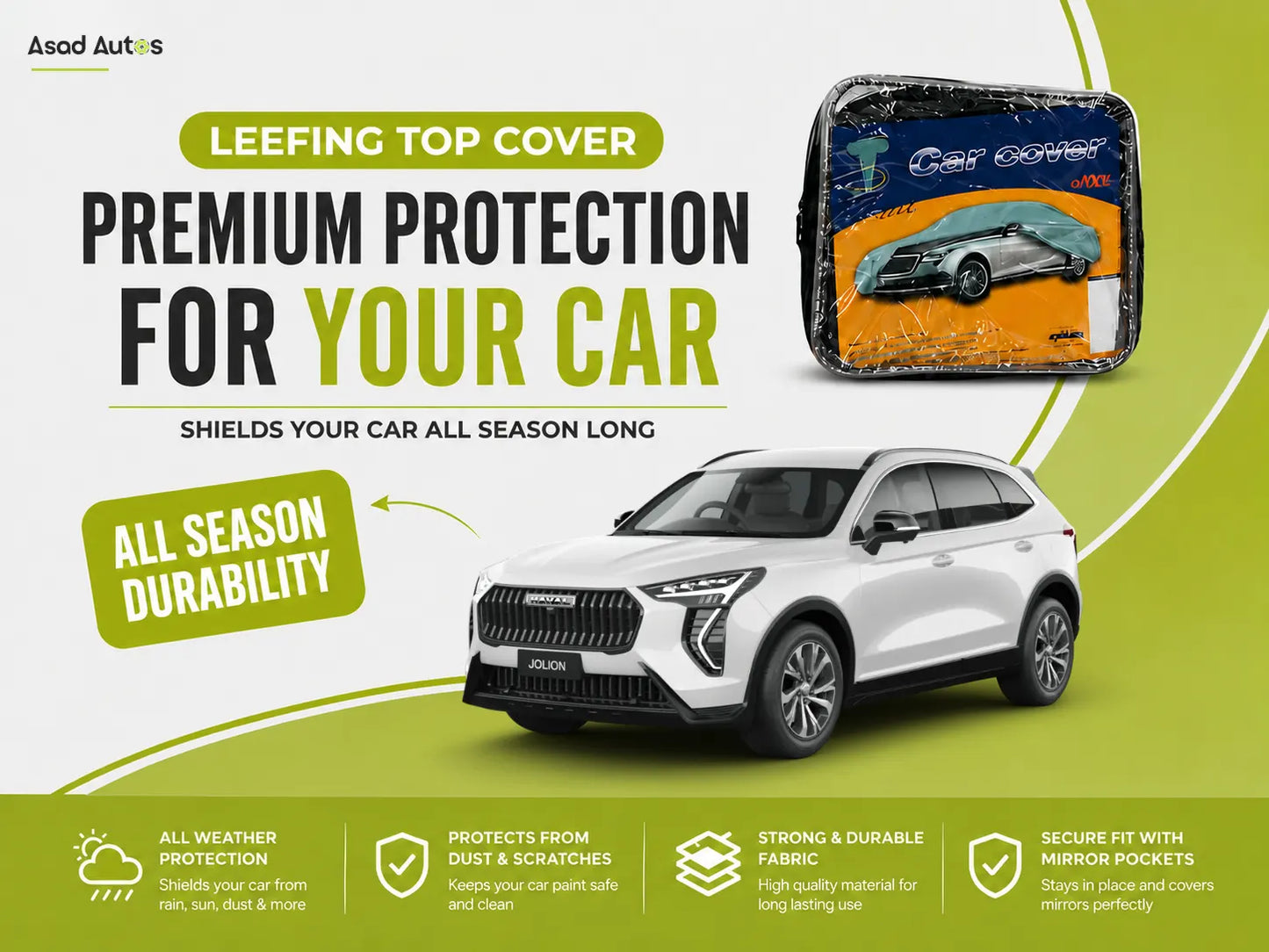 Leefing Top Cover Protecting Haval Jolion from Sun and Dust