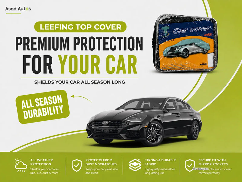 Leefing Top Cover Protecting Hyundai Sonata from Sun and Dust