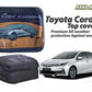 Leefing Top Cover Protecting Toyota Corolla from Sun and Dust