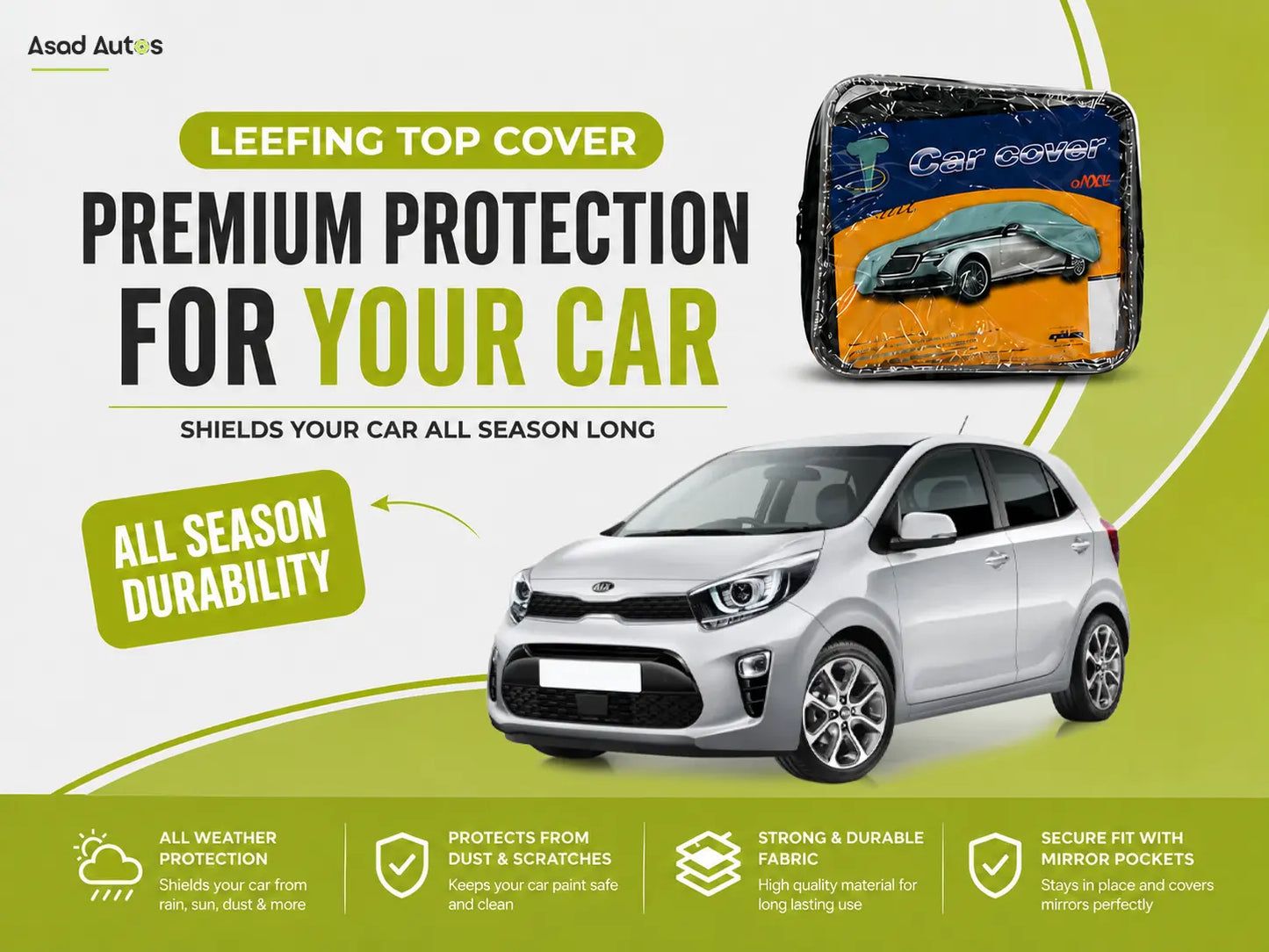 Leefing Top Cover for KIA Picanto 2019–2021