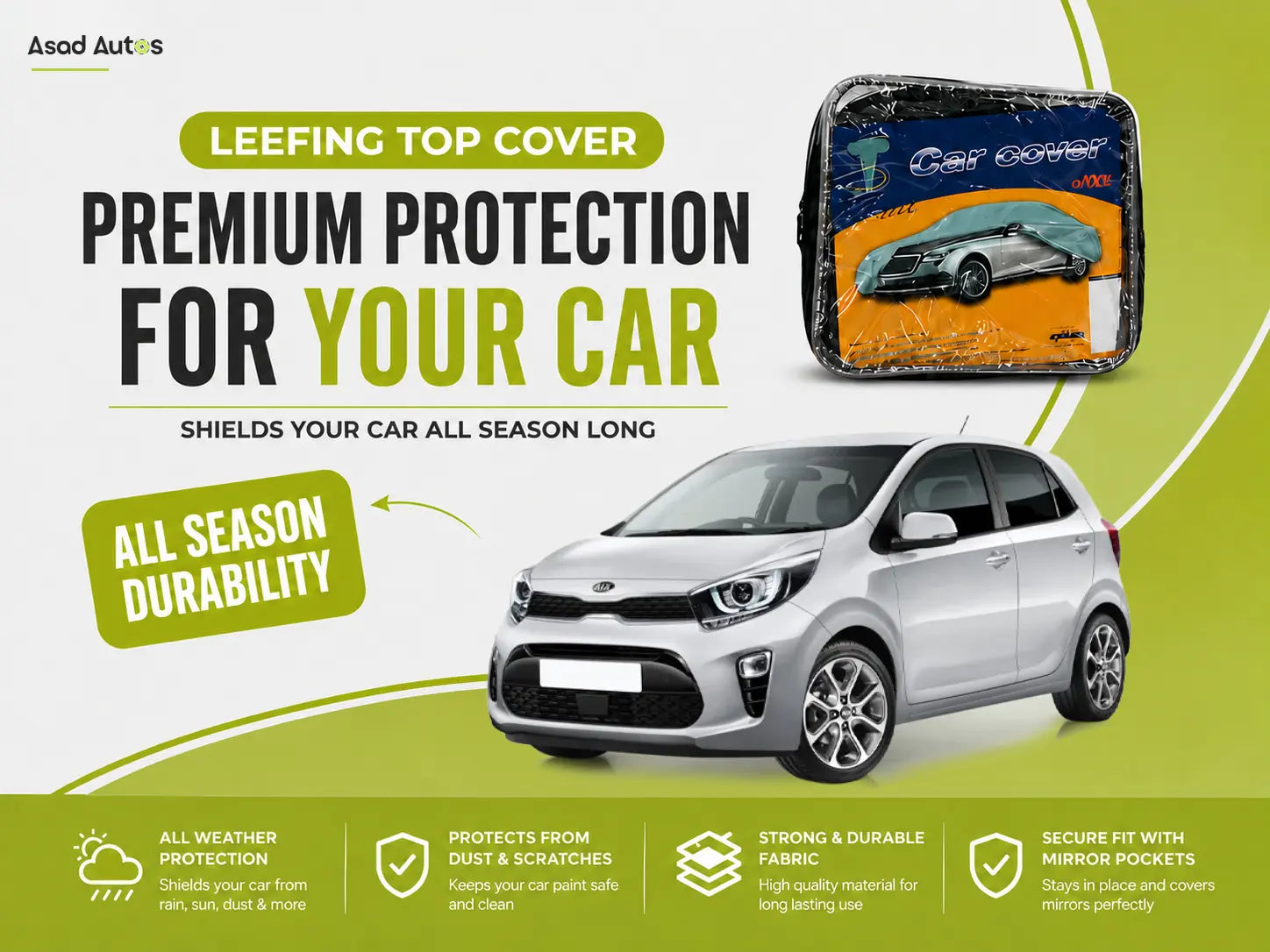 Leefing Top Cover for KIA Picanto 2019–2021