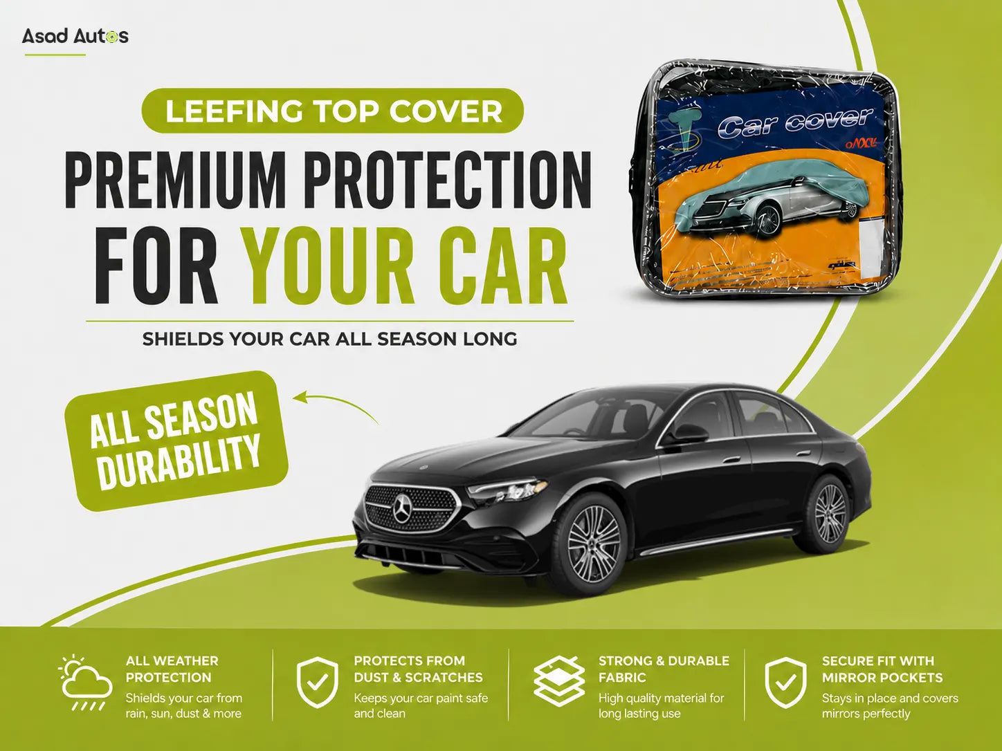 Leefing Top Cover for Mercedes-Benz E-Class All Models