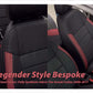 Legender-style bespoke seat covers for Suzuki Cultus 2000-2017, crafted from fully synthetic fabric for comfort and durability.
