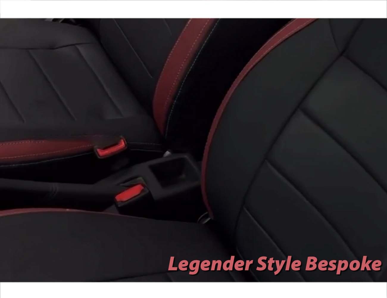 Legender-style bespoke seat covers for Suzuki Cultus 2000-2017, crafted from fully synthetic fabric for comfort and durability.