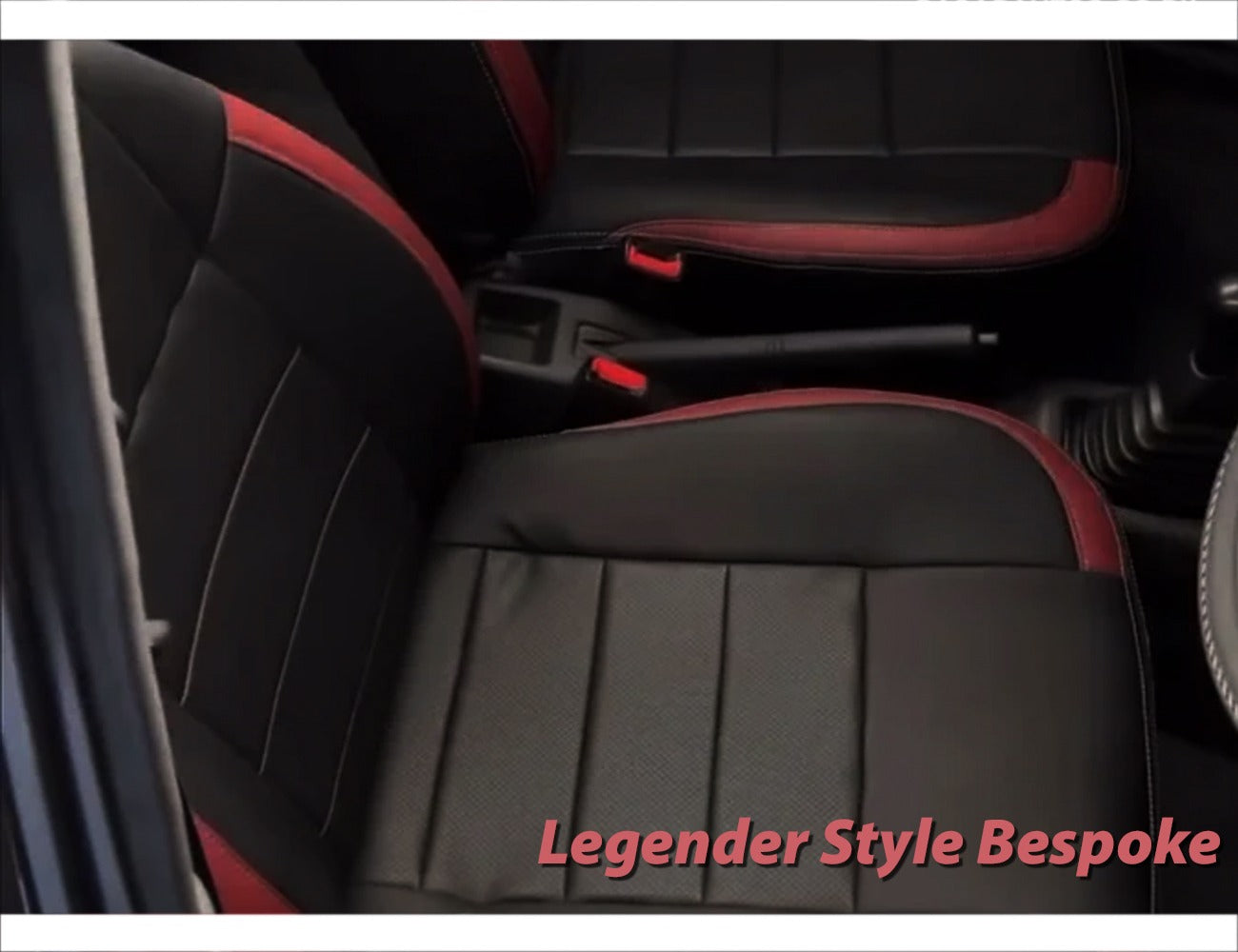 Legender-style bespoke seat covers for Suzuki Cultus 2000-2017, crafted from fully synthetic fabric for comfort and durability.