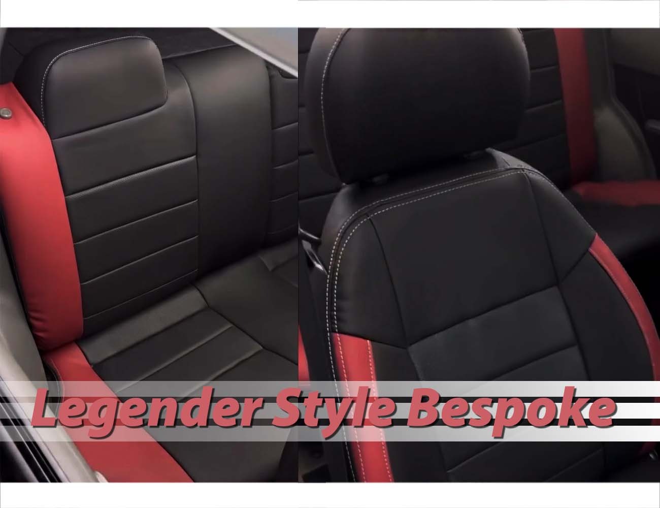 Legender-style bespoke seat covers for Suzuki Cultus 2000-2017, crafted from fully synthetic fabric for comfort and durability.