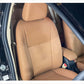 Luxurious Bespoke Mustard Seat Covers for Toyota Yaris, offering custom fit, premium quality, and stylish protection for your car’s interior.