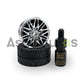 Luxury Solar Rotating Car Wheel Air Freshener  Premium Aromatherapy Diffuser