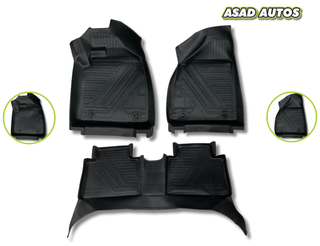MG HS 2021-2024 TPE A+ Quality Car Floor Mats – Waterproof, Non-Slip & Premium Interior Protection