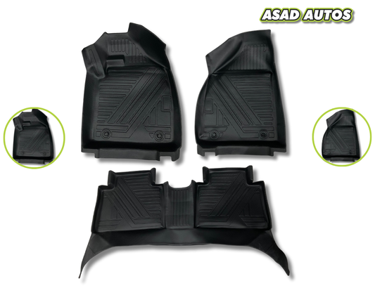 MG HS 2021-2024 TPE A+ Quality Car Floor Mats – Waterproof, Non-Slip & Premium Interior Protection