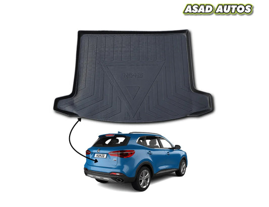 MG HS 2021–2024 TPE Plastic Car Trunk Mat, Custom Fit and Durable Design