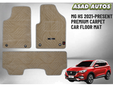 MG HS 2021–Present Premium Carpet Car Floor Mat – Custom Fit with Anti-Slip Backing

