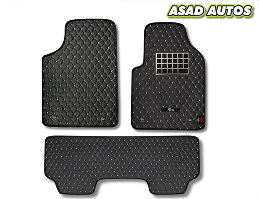 MG HS 7D Luxury Floor Mats (2021–Present) – Waterproof | Custom Fit | Diamond Stitch