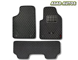 MG HS 7D Luxury Floor Mats (2021–Present) – Waterproof | Custom Fit | Diamond Stitch
