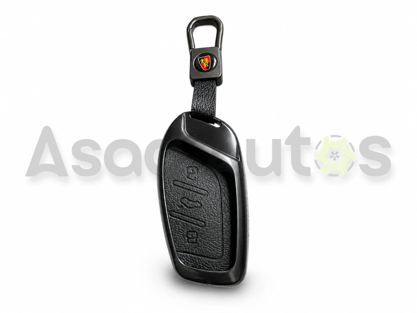 MG HS PHEV 2025-2026 leather metal key cover front view