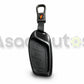 MG HS premium leather metal key cover front view