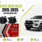 MLI 2-Inch BI LED Fog Lamp Projector Lights For Toyota Revo Hilux 2015-2025 – High Brightness Headlight Upgrade