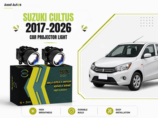 MLI BI LED Fog Lamp Projector Lights Fog Light for Suzuki New Cultus 2017-2026