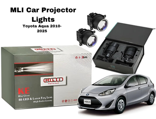 MLI BI LED Projector Fog Light Lens for Toyota Aqua 2010-2025 High Low Beam Car Fog Lamp Upgrade