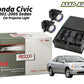 MLI Car Fog Lamp Projector Lights BI LED Lens for Honda Civic 2001-2005, providing brighter illumination and a modern look for improved safety and aesthetics.
