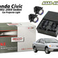 MLI Car Fog Lamp Projector Lights BI LED Lens for Honda Civic 2001-2005, providing brighter illumination and a modern look for improved safety and aesthetics.
