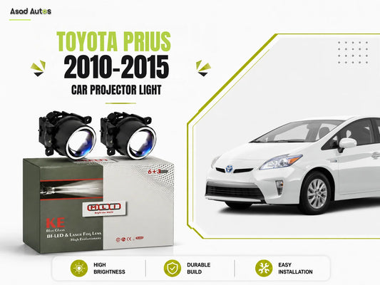 MLI Car Fog Lamp Projector Lights BI LED Lens for Toyota Prius Hatchback 2010-2015
