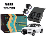 MLI Car Fog Lamp Projector Lights with BI LED Lens for Audi Q3 2015-2020 crossover, offering superior brightness, modern design, and improved visibility.
