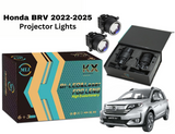 MLI Car Fog Lamp Projector Lights with BI LED lens for Honda BR-V 2022-2025 Crossover, providing enhanced brightness and modern aesthetics.
