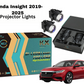 MLI Car Fog Lamp Projector Lights with BI LED lens for Honda Insight 2019-2025 Sedan, providing superior brightness and an elegant design for enhanced safety and style.
