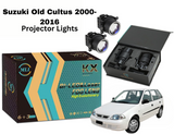 MLI Car Fog Lamp Projector Lights with BI LED lens for Suzuki Old Cultus 2000-2016 Hatchback, offering superior visibility, energy efficiency, and a sleek design.
