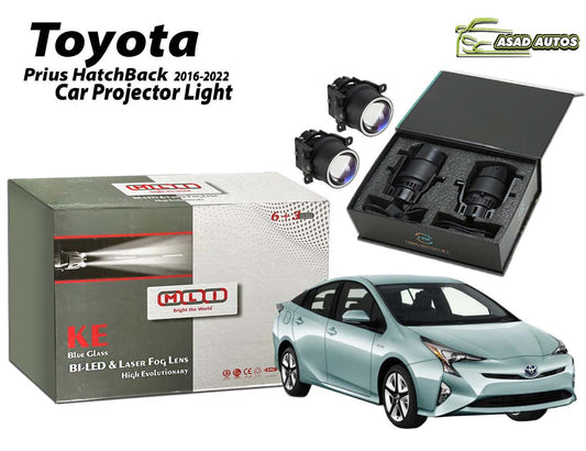 MLI Car Fog Lamp Projector Lights with BI LED lens for Toyota Prius Hatchback 2016-2025, offering superior brightness, energy efficiency, and modern design Projector Lights For Car.
