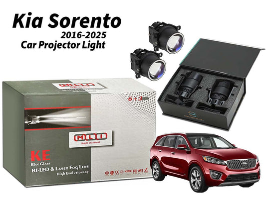 MLI Car Projector Fog Lights BI LED Lens for Kia Sorento 2016-2025, offering superior lighting for safer night drives and a stylish upgrade for your SUV.
