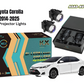 MLI Car Projector Fog Lights BI LED Lens for Toyota Corolla Sedan 2014-2025, offering improved visibility, brightness, and a modern design for an enhanced driving experience.
