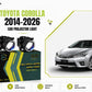 MLI Car Projector Fog Lights BI LED Lens for Toyota Corolla Sedan 2014-2026, offering improved visibility, brightness, and a modern design for an enhanced driving experience.