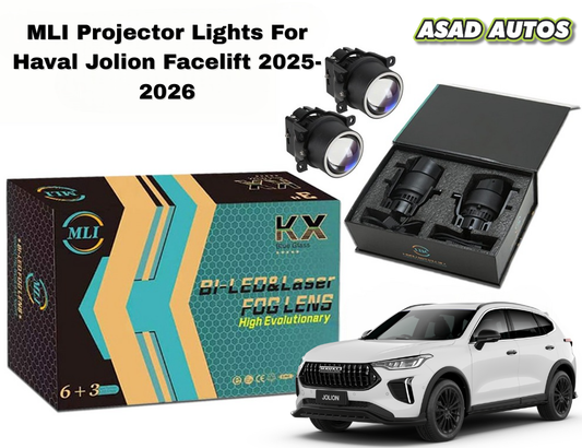 MLI Car Projector Lights BI LED Fog Lamp Lens for Haval Jolion Facelift 2025-2026