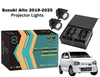 MLI Car Projector Lights with BI LED lens for Suzuki Alto 2019-2025 Hatchback offering enhanced brightness and style.
