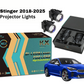 MLI Car Fog Lamp Projector Lights with BI LED lens for Kia Stinger 2018-2025 VIP Sedan, delivering enhanced brightness and a premium aesthetic upgrade.
