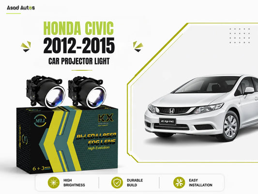 MLI Projector Fog Lights Honda Civic Rebirth 2012-2015