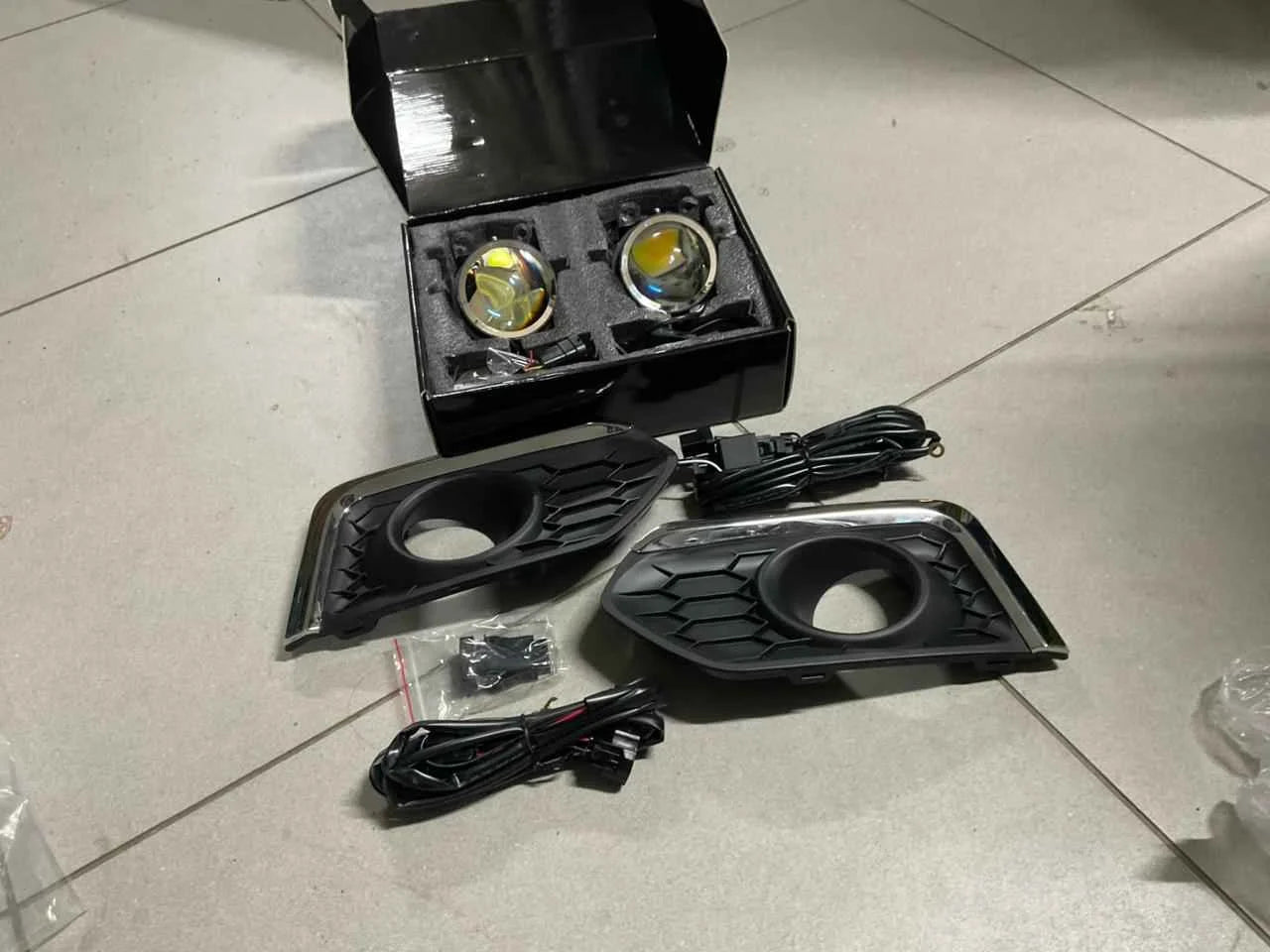 MLI Projector Lights With Fog Light Cover & Wiring Button For Honda City 2022-2026