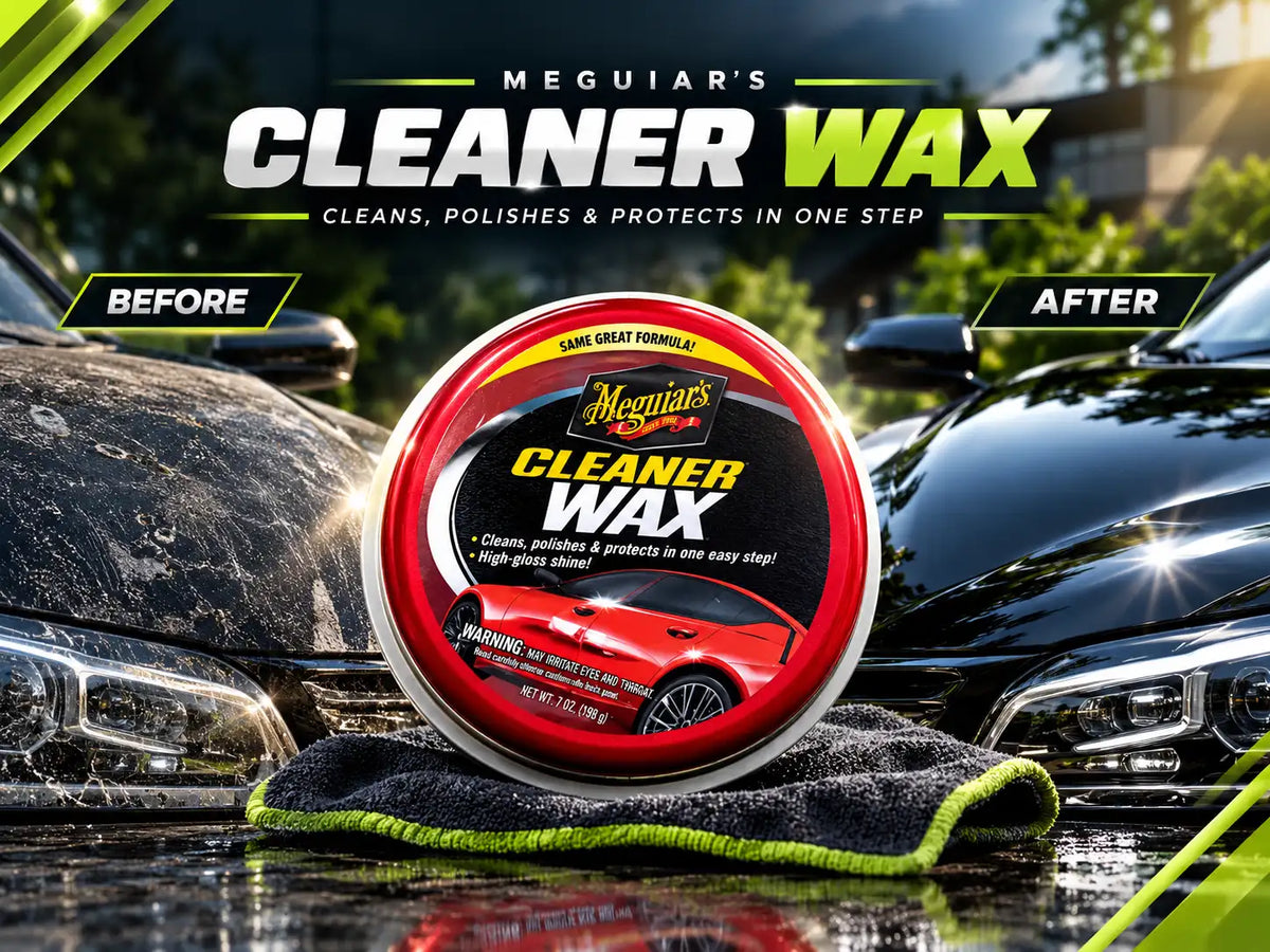 Meguiar’s Cleaner Wax | Cleans, Polishes & Protects in One Step